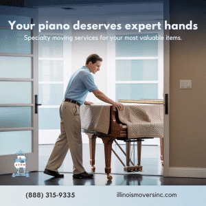 Piano & Bulky Item Moving Services from Illinois - ILLINOIS MOVERS INC. Piano & Bulky Item Moving Services from Illinois – Trusted Nationwide Movers