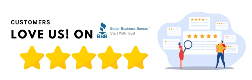 High customer satisfaction rating visualization