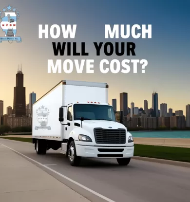 Average moving costs and pricing guide visuals