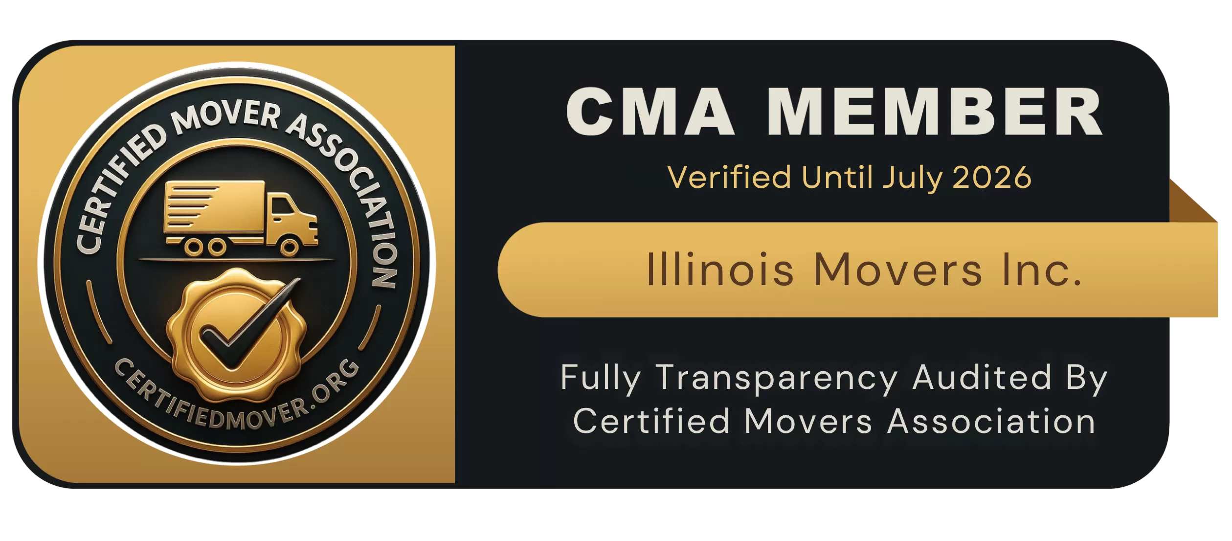 CMA Certified Trusted Mover - Illinois Movers Inc.