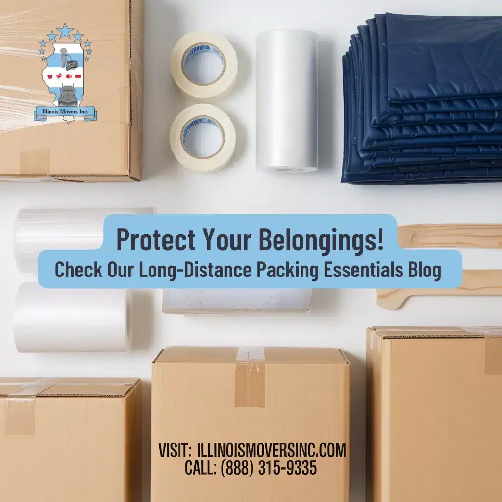 Professional long distance packing materials and team